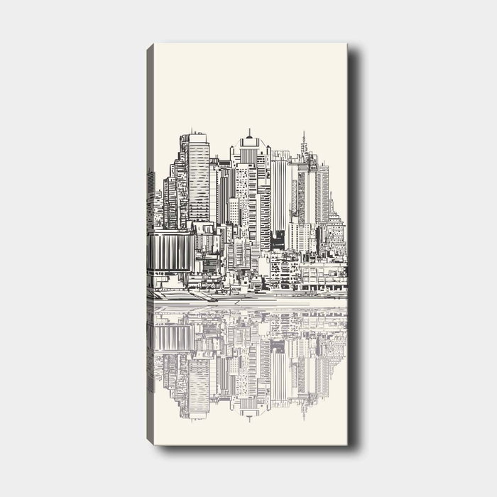 Wallity Lienzo Decorativo Multicolor 30 x 80 cm Wallity Lienzo Decorativo Multicolor 30 x 80 cm